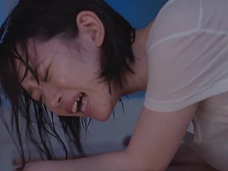 Small gut Asian in drenched tshirt Yura Kano - Japanese homemade porn thither cumshot