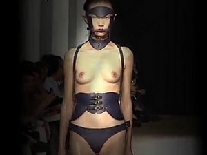 cut up go-go seksi fesyen amulet Persembahan catwalk