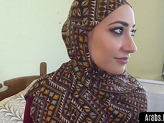 Arab beautys hairy pussy filled regarding flannel